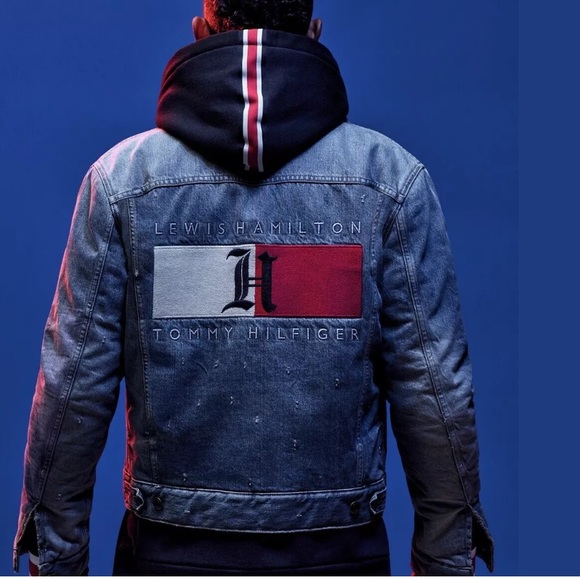RARE Tommy Hilfiger Lewis Hamilton denim jacket - Picture 3 of 6